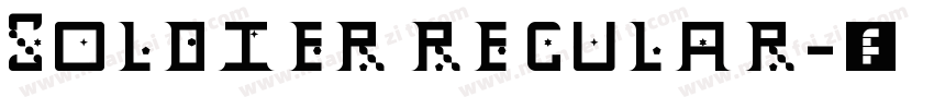 Soldier Regular字体转换